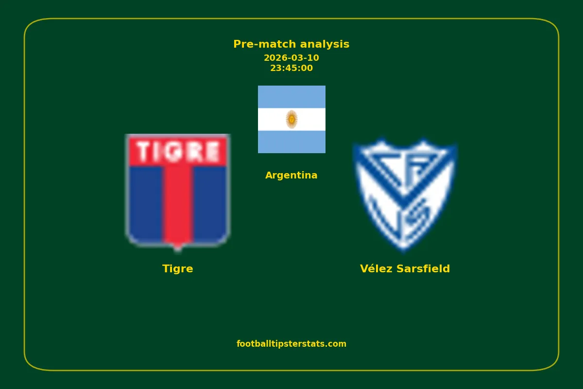 Pre-match analysis: Tigre vs Vélez Sarsfield on 2026-03-10